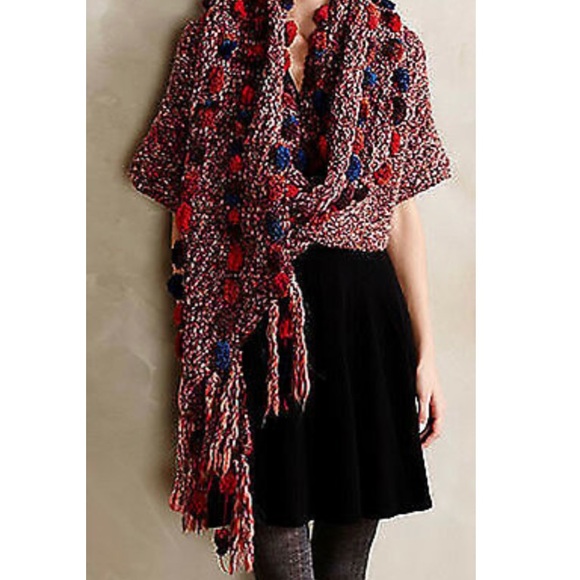 Anthro Handknit by Dollie Wrap Sweater - Picture 3 of 8